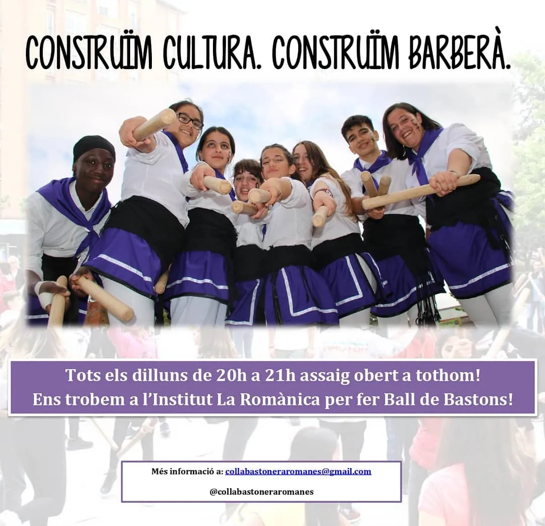 A partir d'avui i tots els dilluns de 20h a 21h assajos de Ball de…