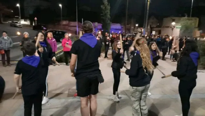 Avui hem participat a la marxa de torxes a la nostra ciutat amb (foto 4)