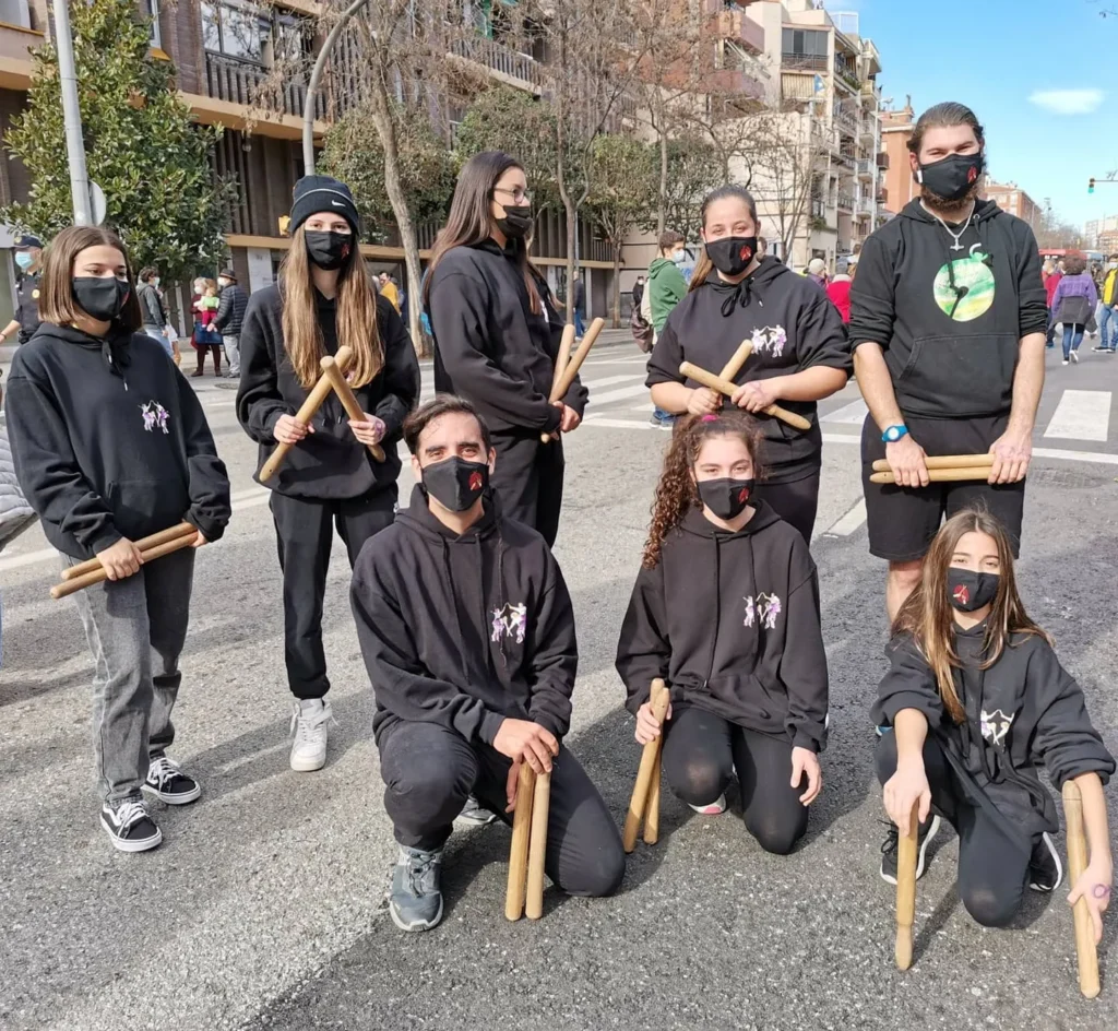 Avui, convidades per hem pogut fer una actuació de per reclamar una ciutat més verda