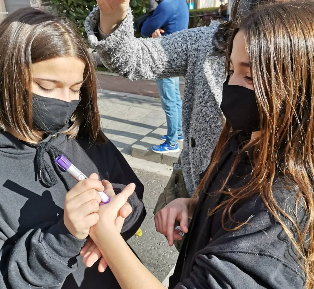 Avui, convidades per hem pogut fer una actuació de per reclamar una ciutat més verda (foto 2)