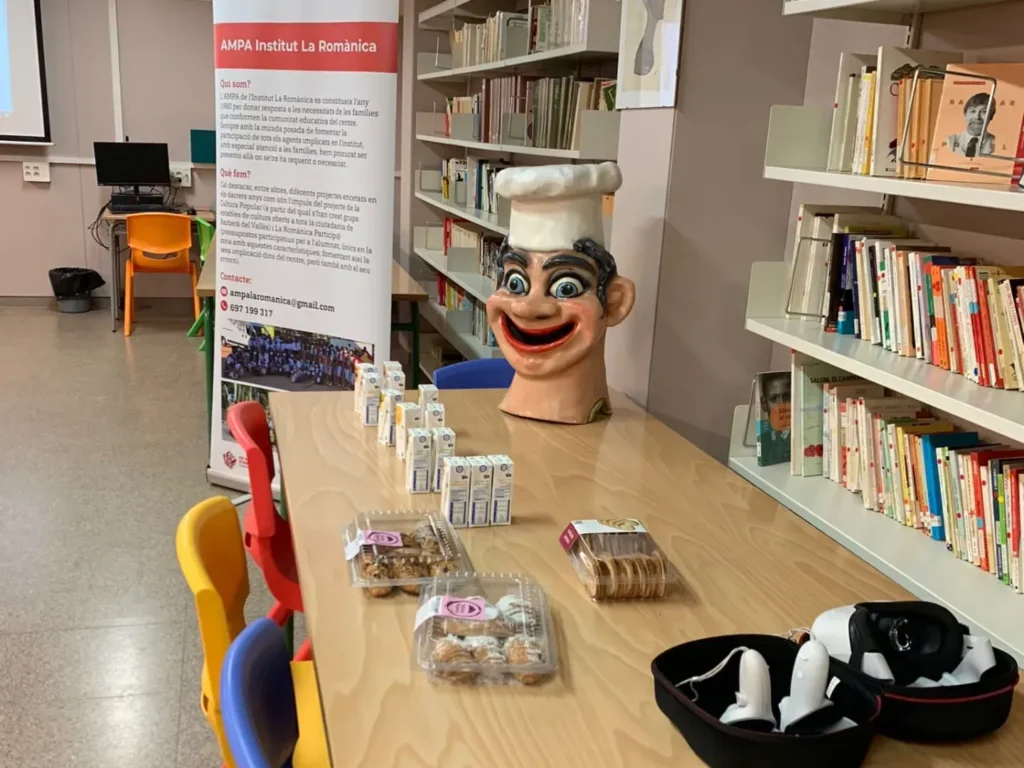 Avui, l'Institut La Romànica, on es troba la nostra seu, ha acollit la… (foto 2)