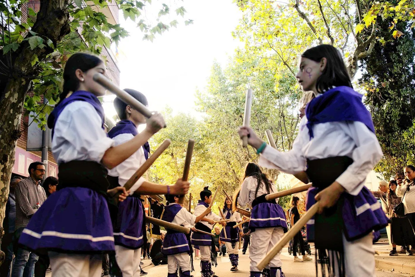 Avui hem participat en la V Trobada Bastonera Infantil, a Cardedeu!