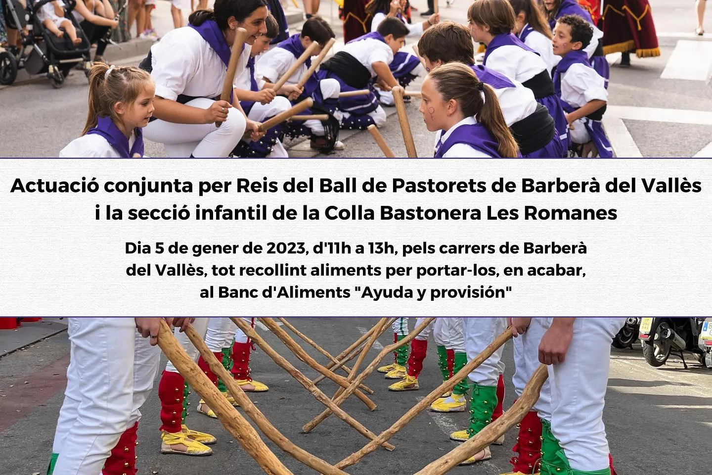 Demà, 5 de gener de 2023, iniciarem els actes de cultura popular a…