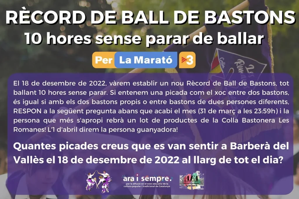El 18 de desembre de 2022, fa tot just tres mesos, vàrem establir un…