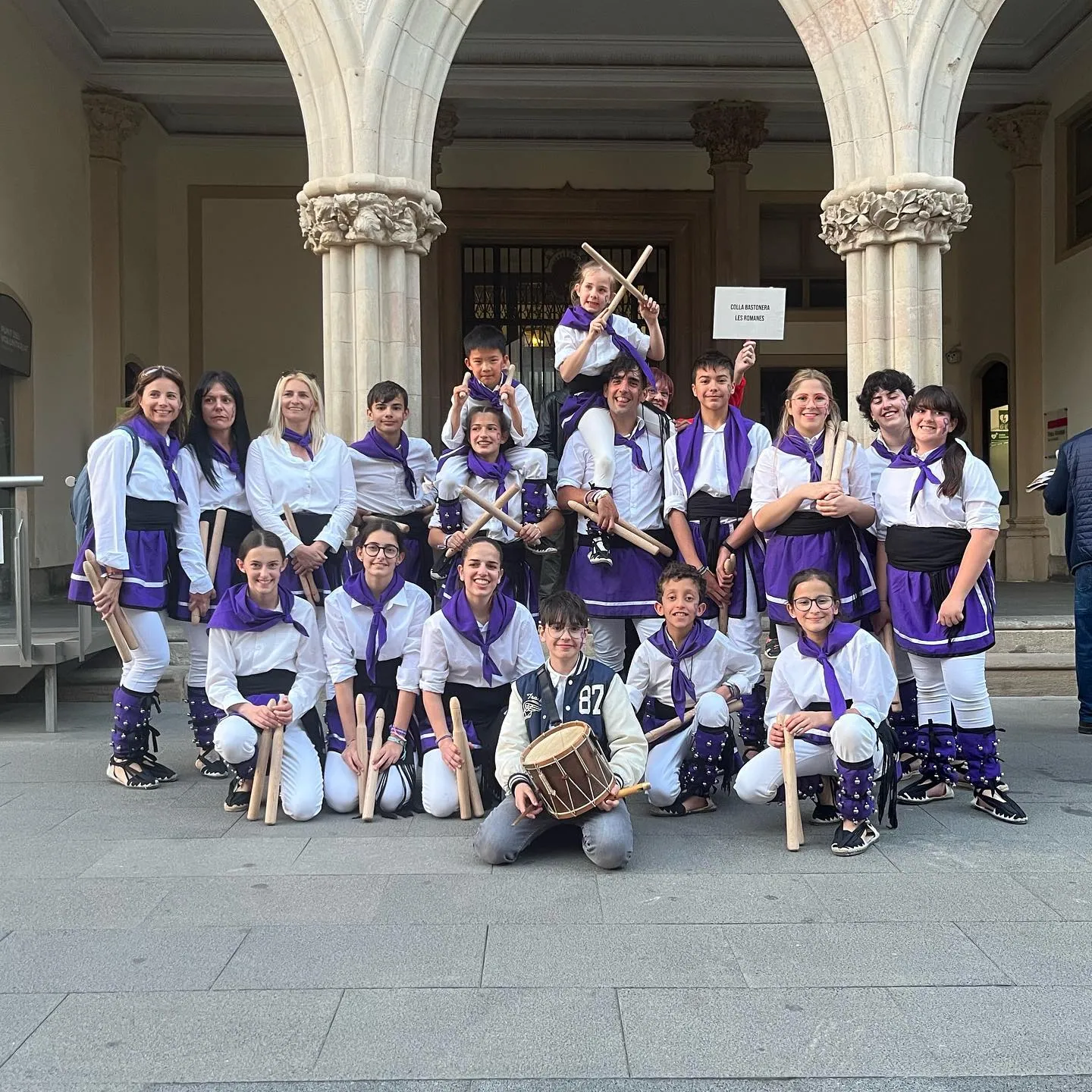 Avui hem ballat a Terrassa, amb motiu de la 43a Diada dels Bastoners de Terrassa