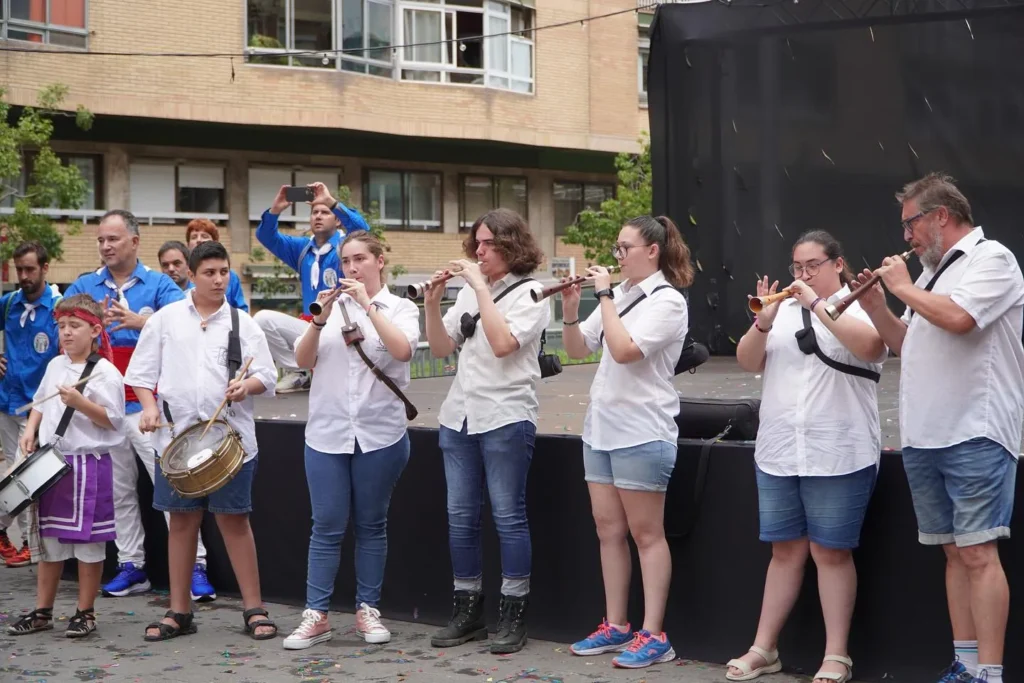 Aquest matí, tornava a ser-hi present a la Festa Major de la Bordeta (foto 19)