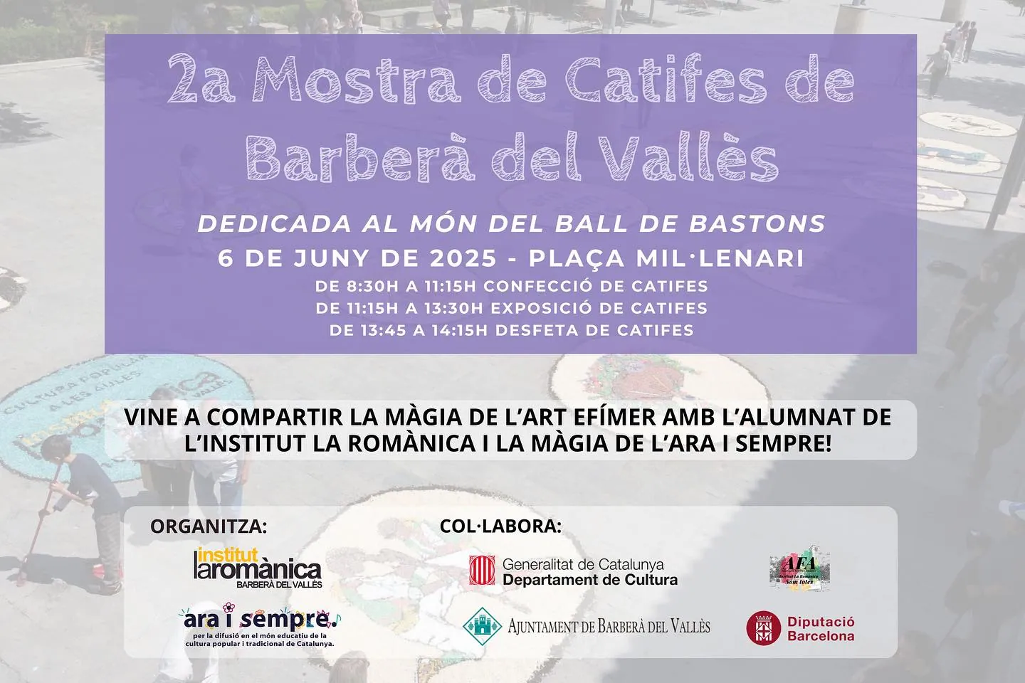 2a Mostra de Catifes de Barberà del Vallès – Dedicada al món del Ball de Bastons