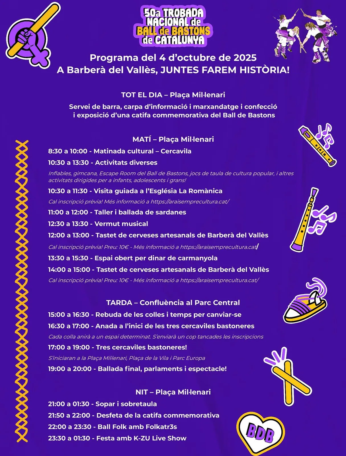 Queden dues setmanes justes perquè JUNTES FEM HISTÒRIA!