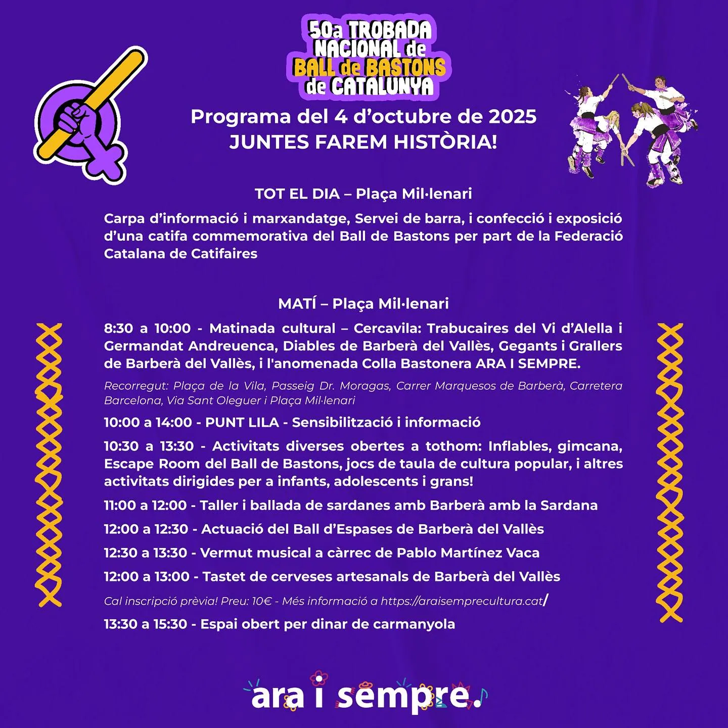 50a Trobada Nacional de Ball de Bastons de Catalunya