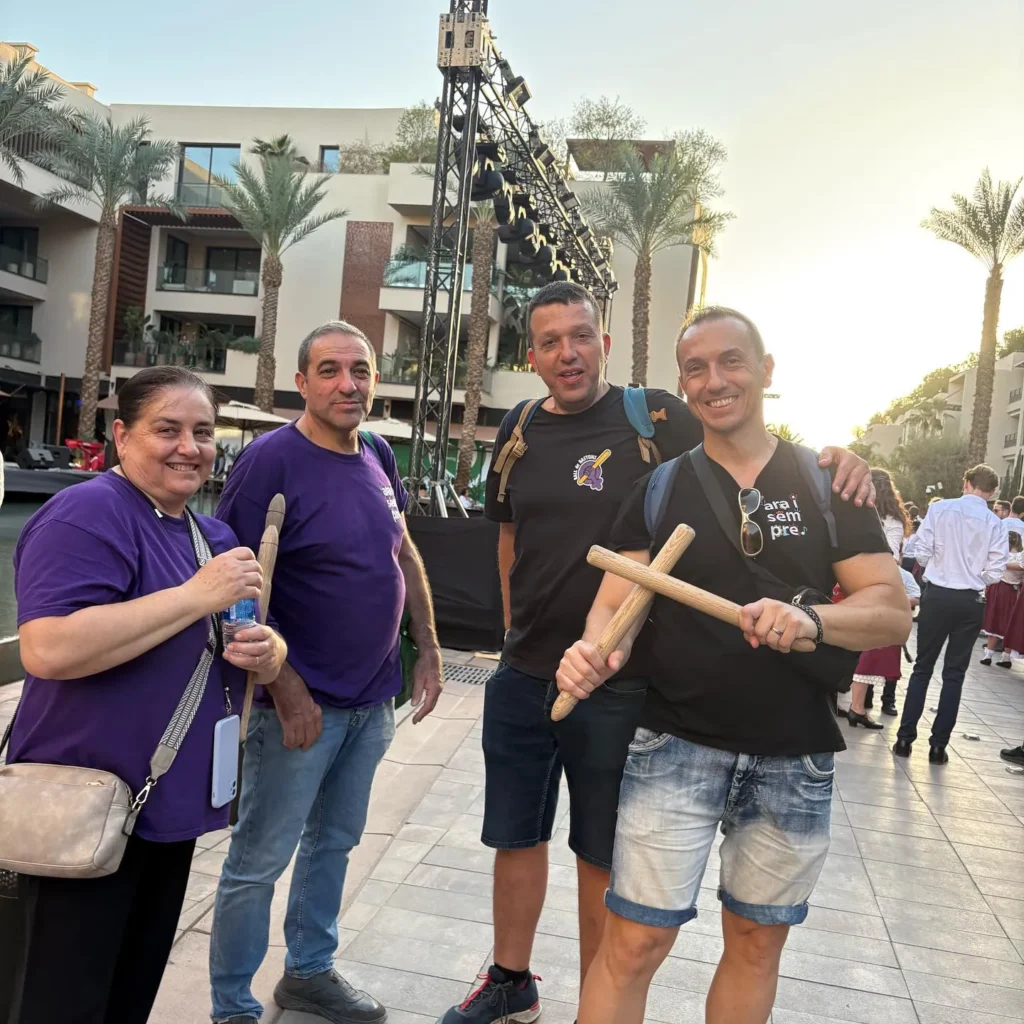 Tercer dia de la Colla Bastonera Les Romanes - ARA I SEMPRE en el Marrakech Folklore Days! (foto 16)