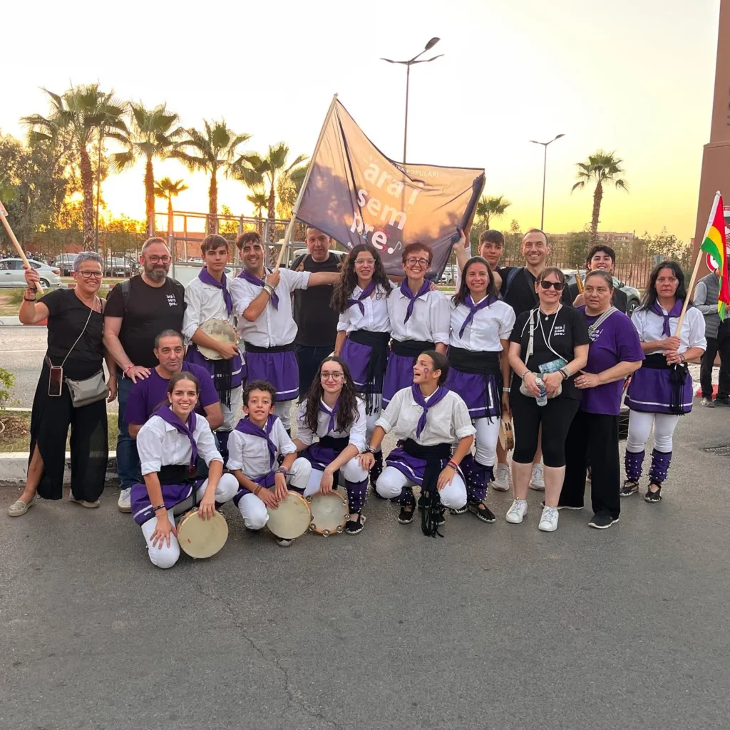 Tercer dia de la Colla Bastonera Les Romanes - ARA I SEMPRE en el Marrakech Folklore Days! (foto 18)