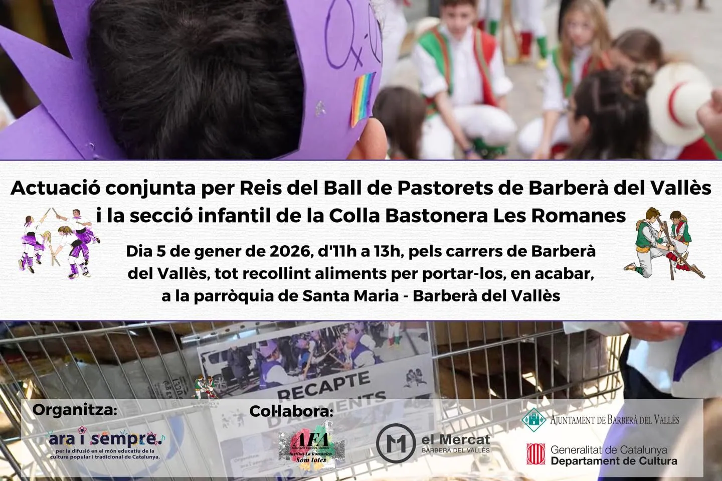 Demà, dilluns 5 de gener de 2026, al matí, iniciarem els actes de…